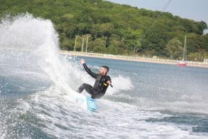 Wakeboarding in the Hamptons in Sag Harbor with Peconic Water Sports