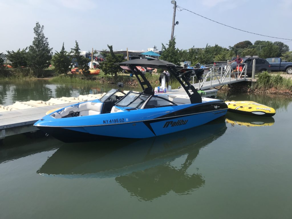 Malibu Wakeboard Boat for Sale in Long Island New York at Peconic Water Sports location in the Hamptons Mastercraft Nautique Sag Harbor Montauk